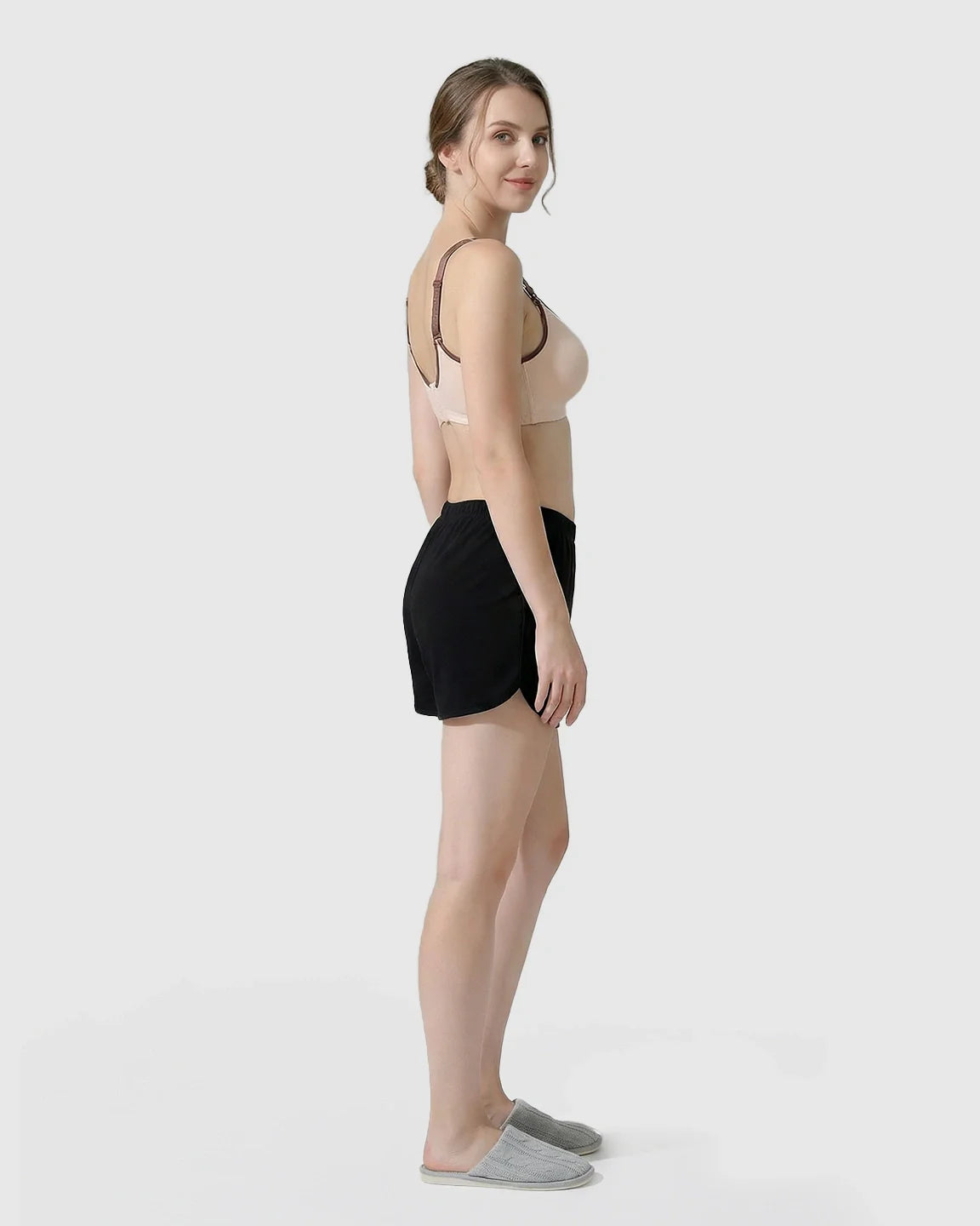 Bump Society – The Nursing Collection: Front-Open Cotton Nursing Bra