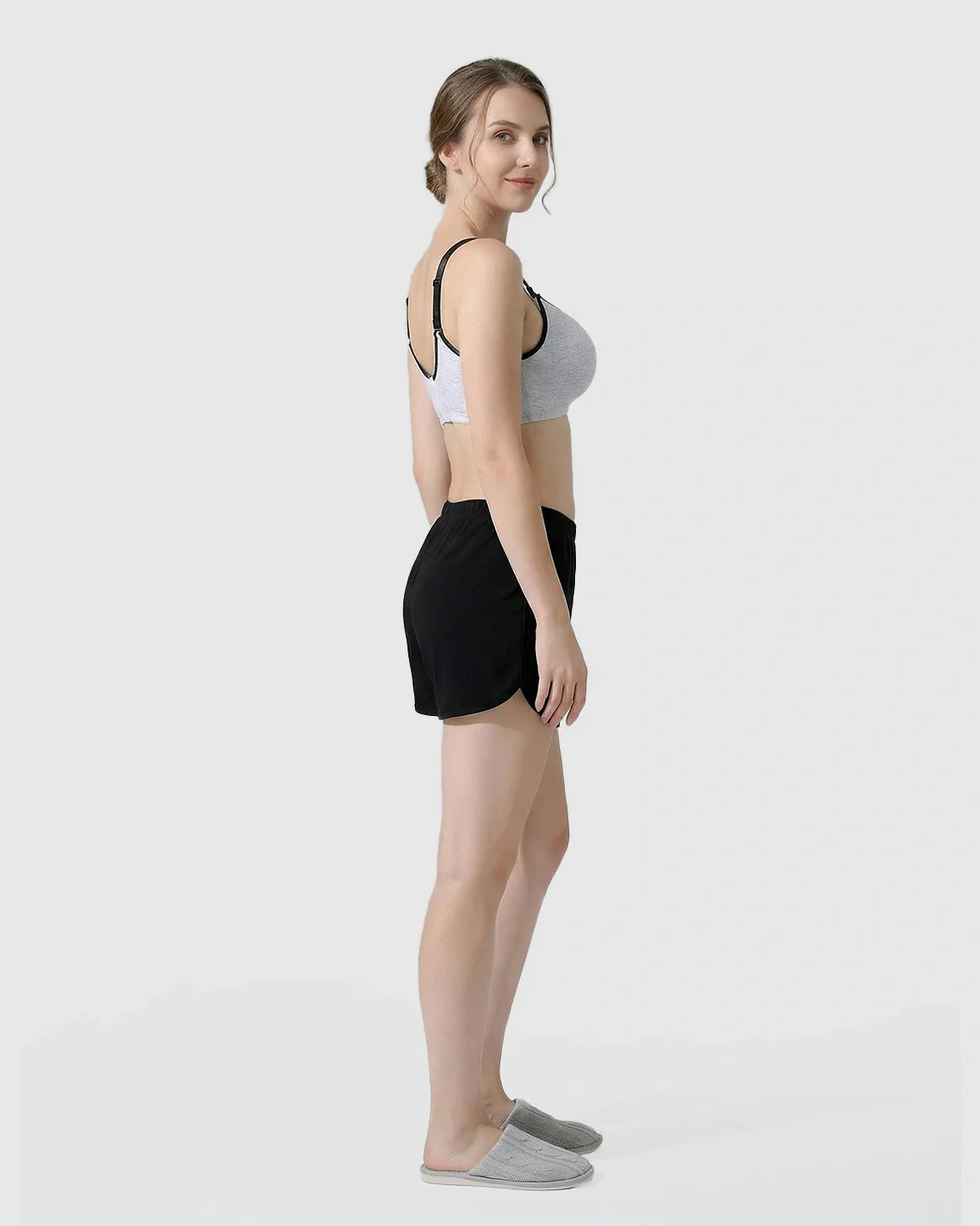 Bump Society – The Nursing Collection: Front-Open Cotton Nursing Bra