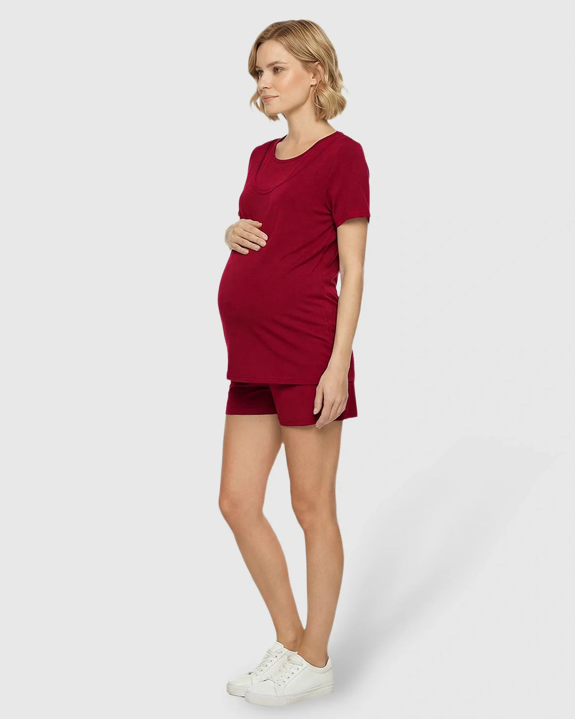Bump Society – The Nursing Collection: Easy Nursing-Access Modal Maternity Sleepwear