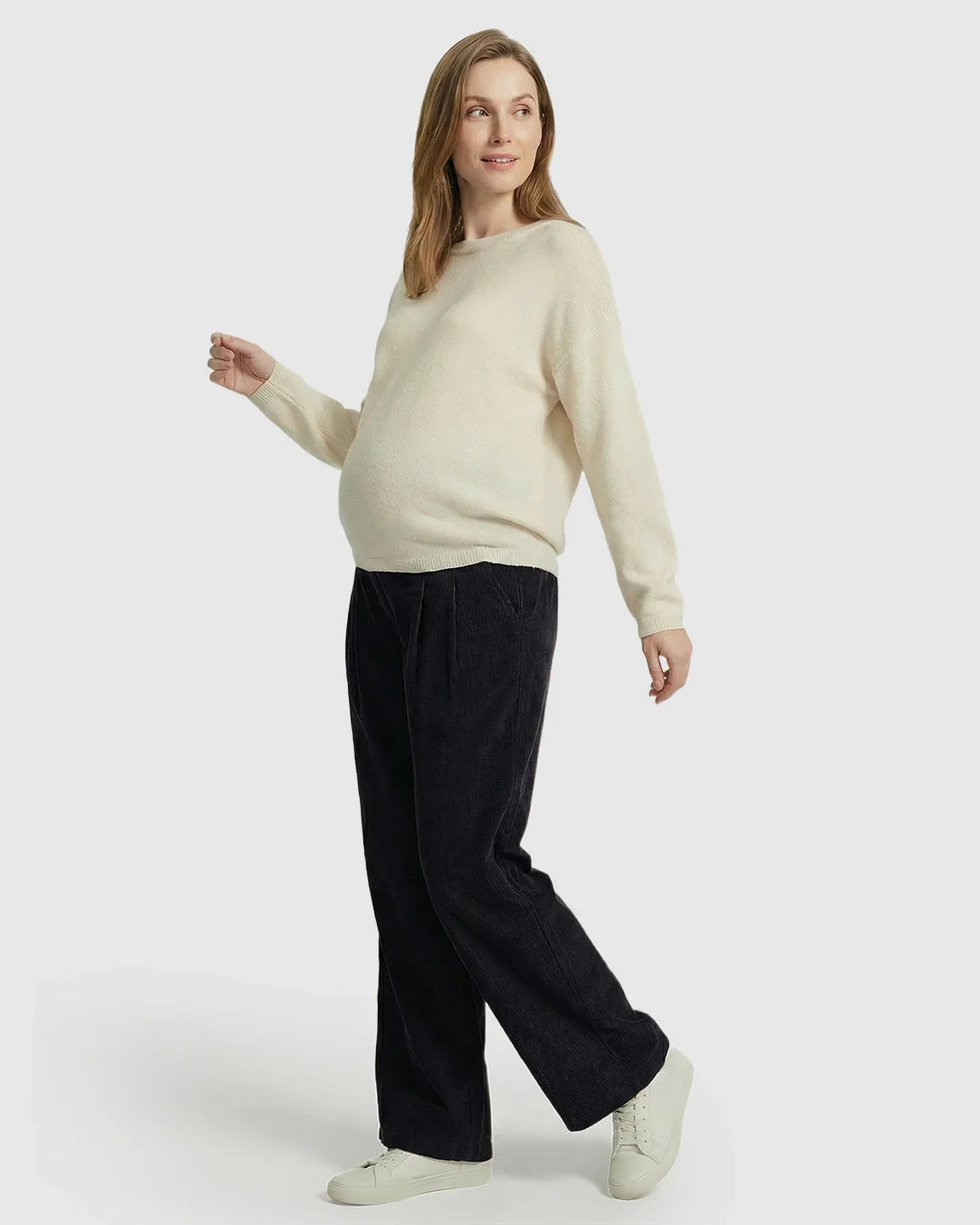 Bump Society – The Comfort Collection: Adjustable Drawstring Loose-Fit Maternity Pants