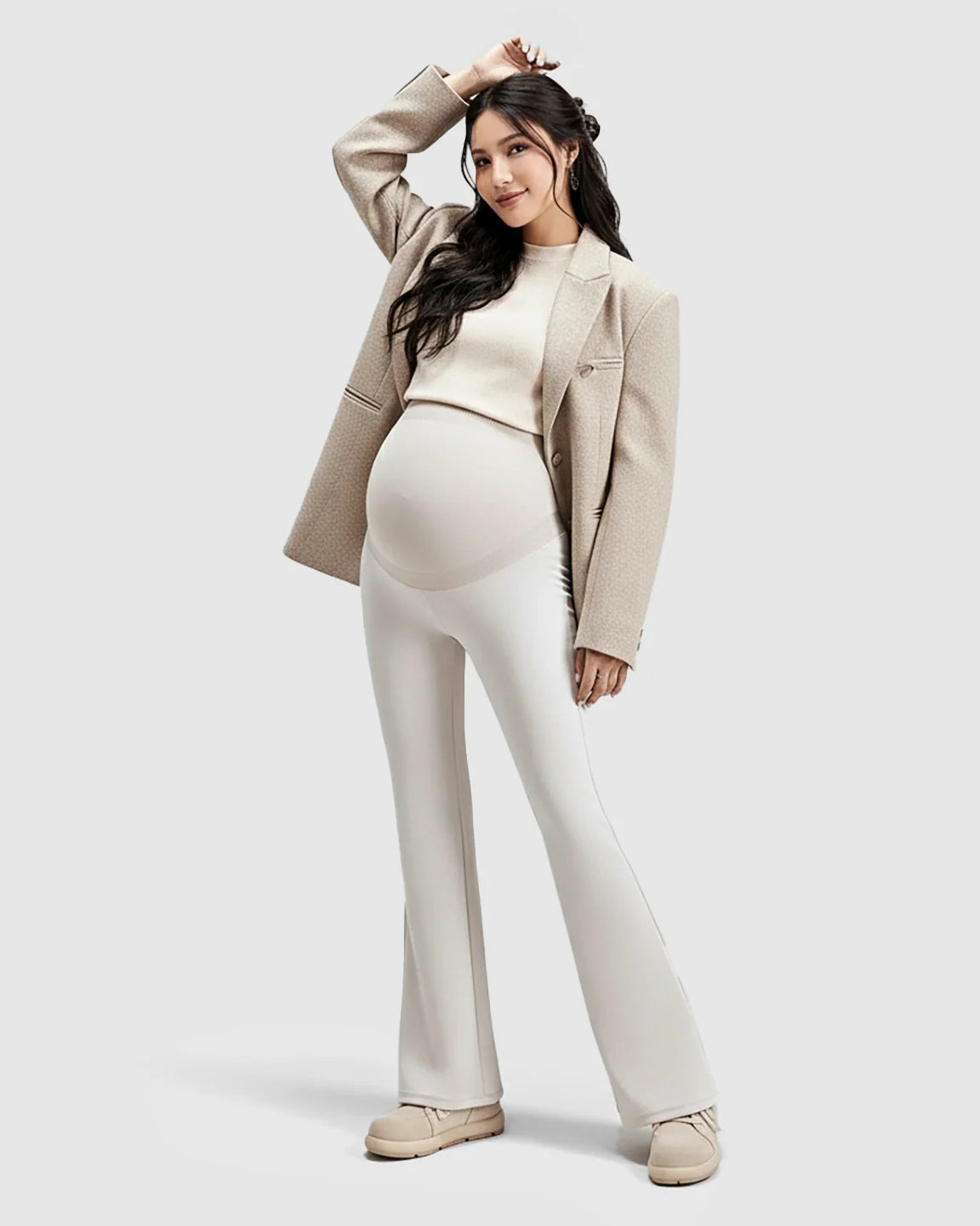 The Support Collection  High-Waist Belly Support Maternity Pants