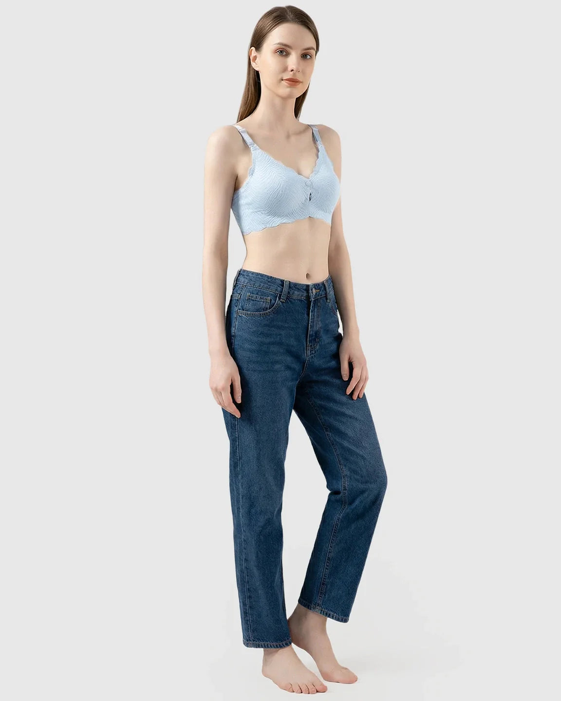 Bump Society – The Nursing Collection: Dual Clasp Seamless Maternity Nursing Bra