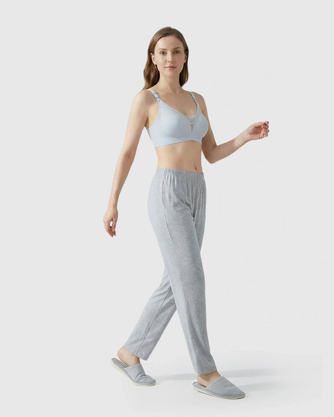 Bump Society – The Nursing Collection: Thin Mesh Jelly Strip Design Nursing Bra