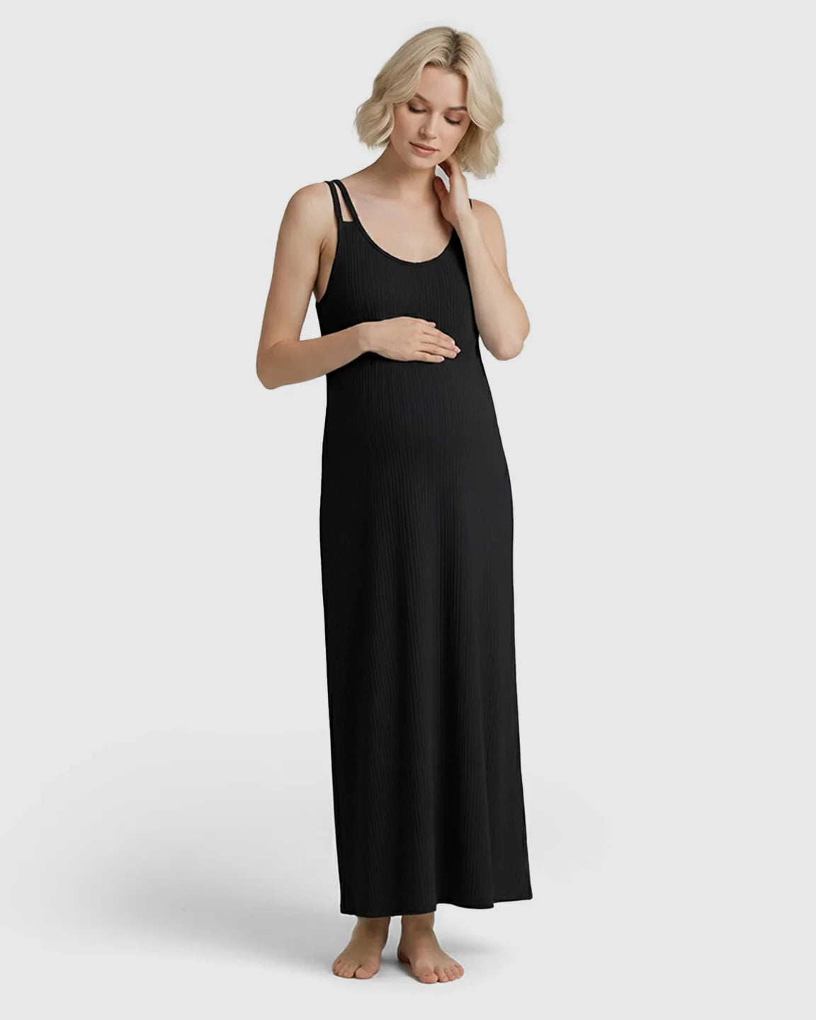 Bump Society – The Comfort Collection: Double Shoulder Straps Everyday Maternity Dress