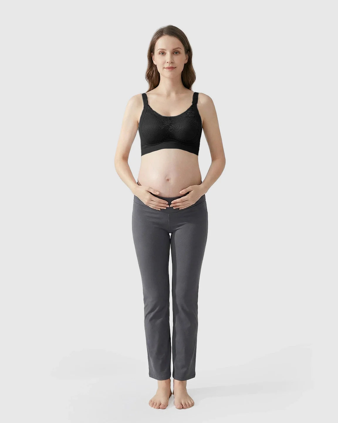 Bump Society – The Comfort Collection: One-Piece Lace Breastfeeding Bra