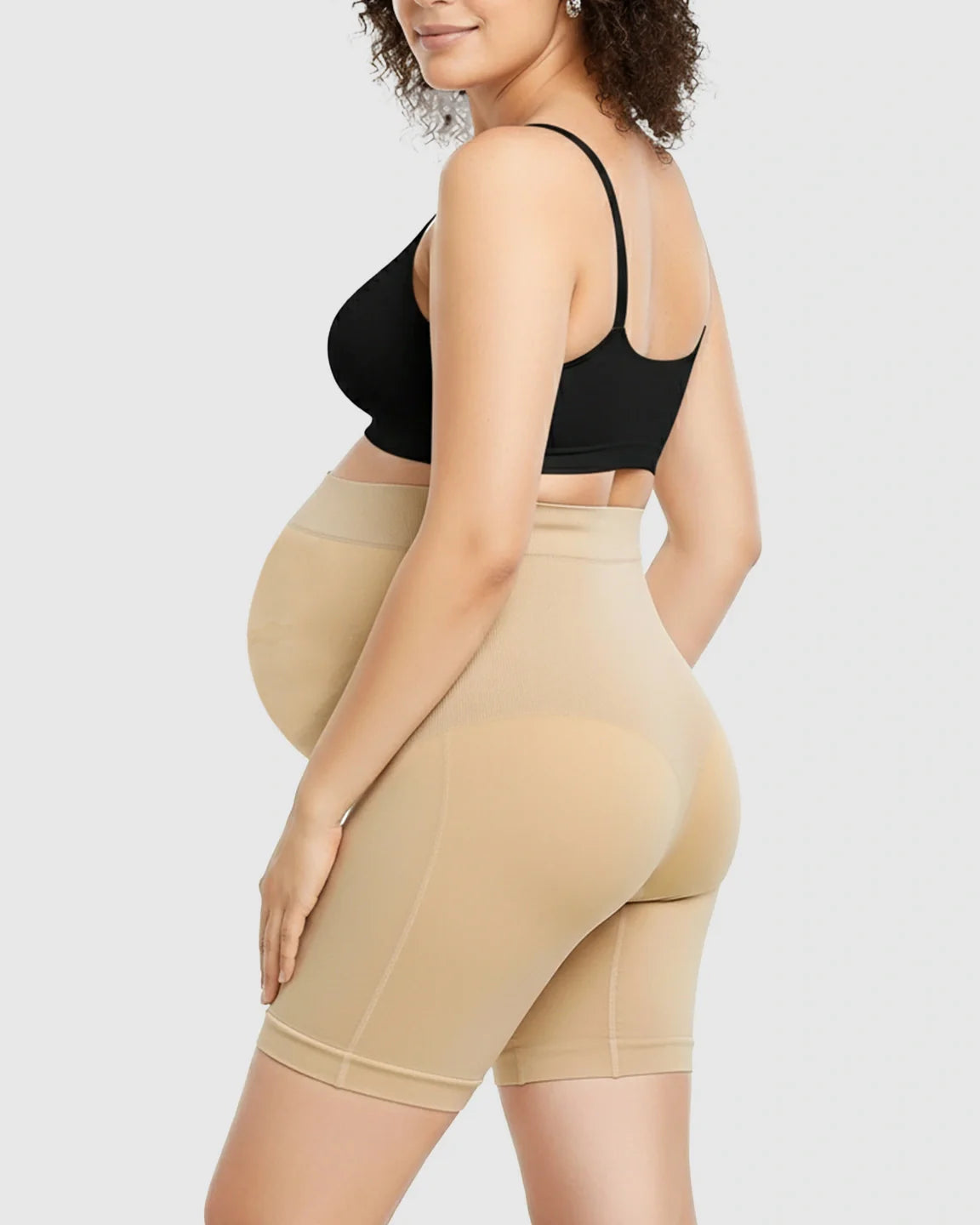 Bump Society – The Comfort Collection: High-Waist Loose Fit Maternity Shorts