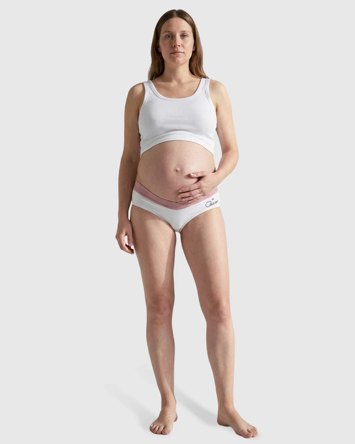 Bump Society – The Comfort Collection: Crossover Front Hip-lifting Maternity Brief