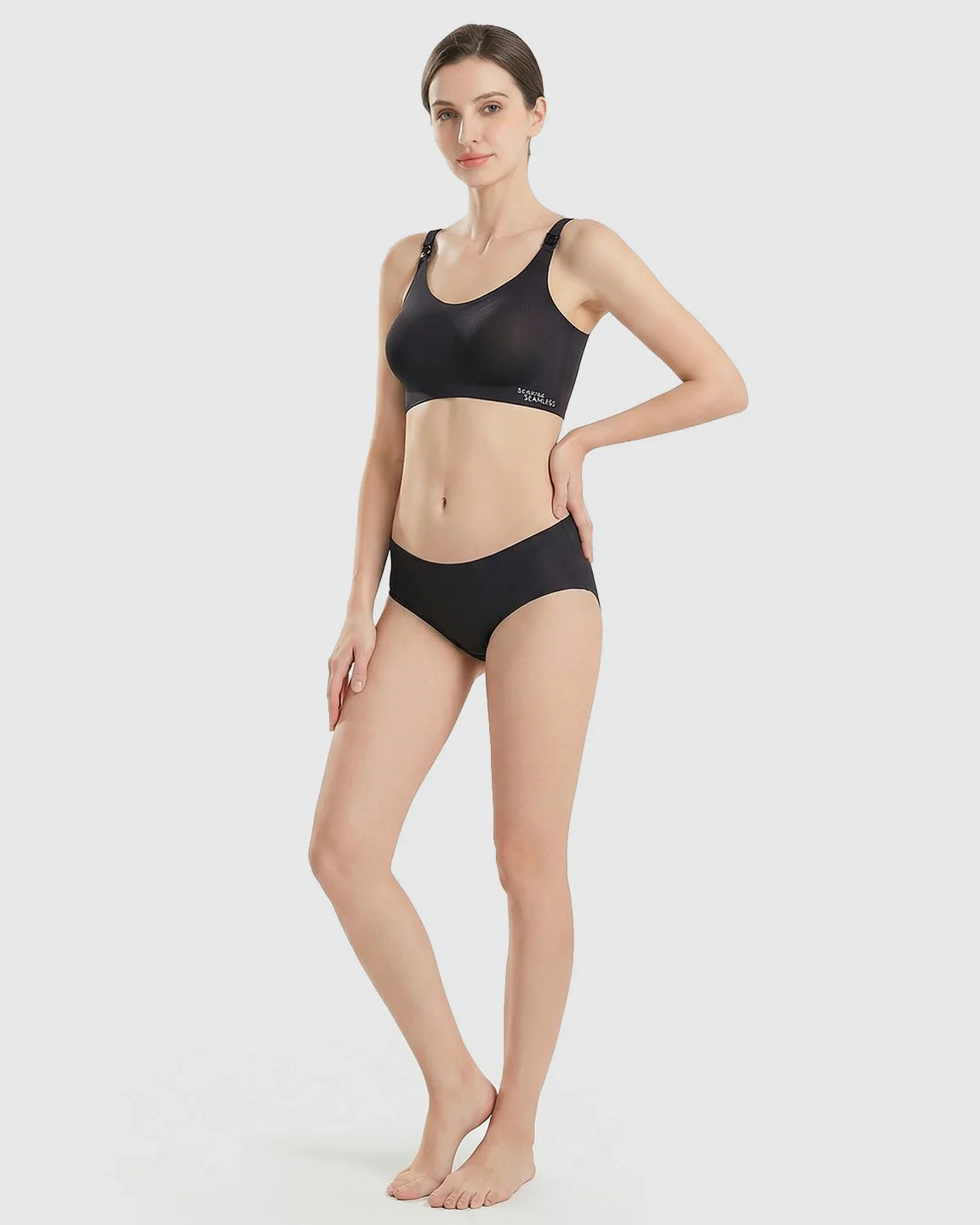 Bump Society – The Nursing Collection: Clip-Down Straps Contoured Nursing Bra
