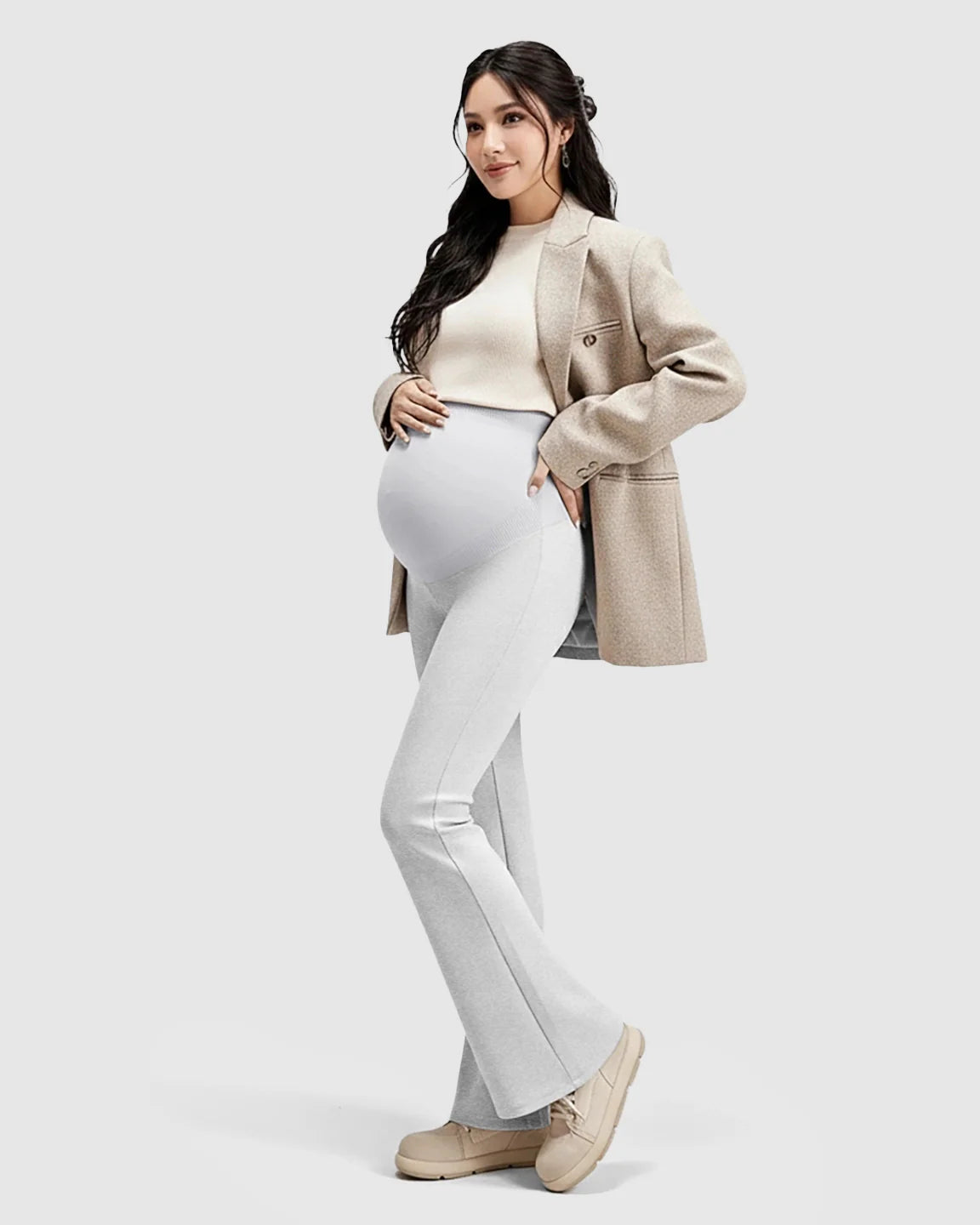 The Support Collection  High-Waist Belly Support Maternity Pants