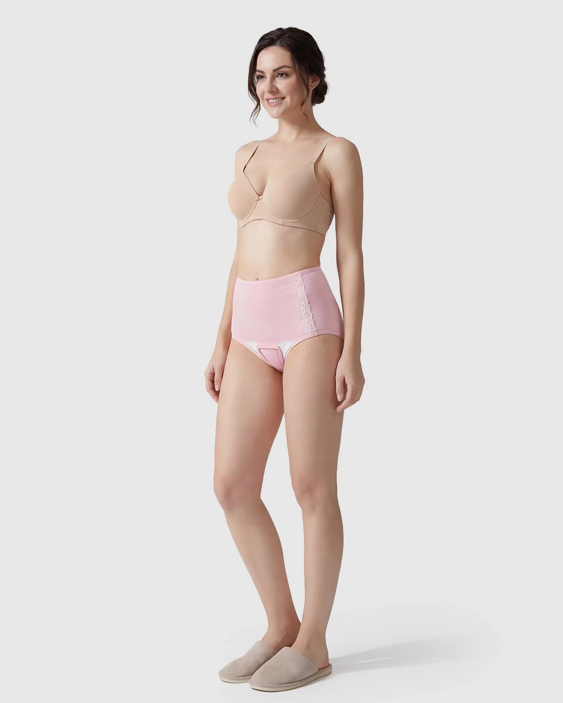 Bump Society – The Comfort Collection: Removable Pad Mid-Waist Menstrual Maternity Panty