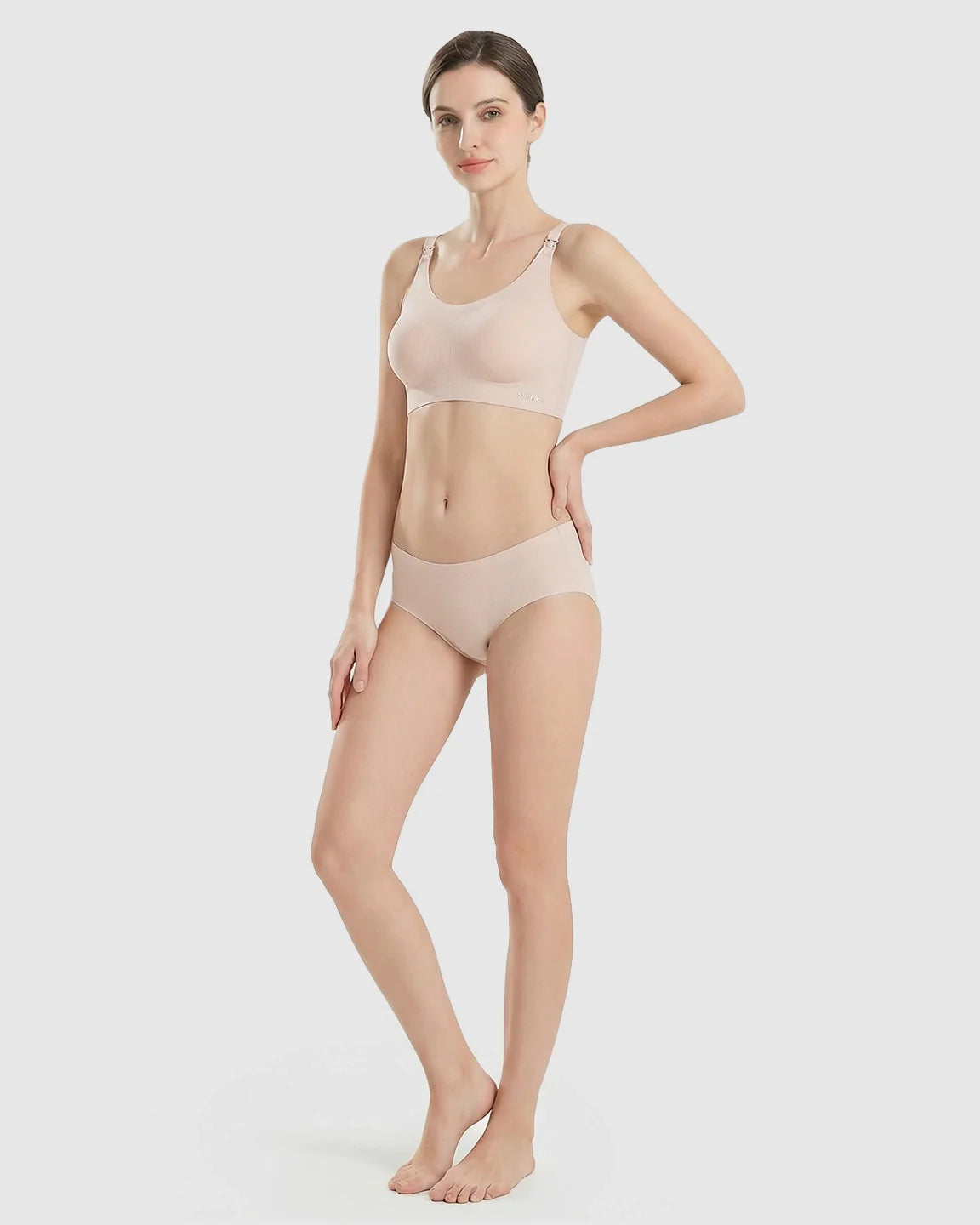 Bump Society – The Nursing Collection: Clip-Down Straps Contoured Nursing Bra