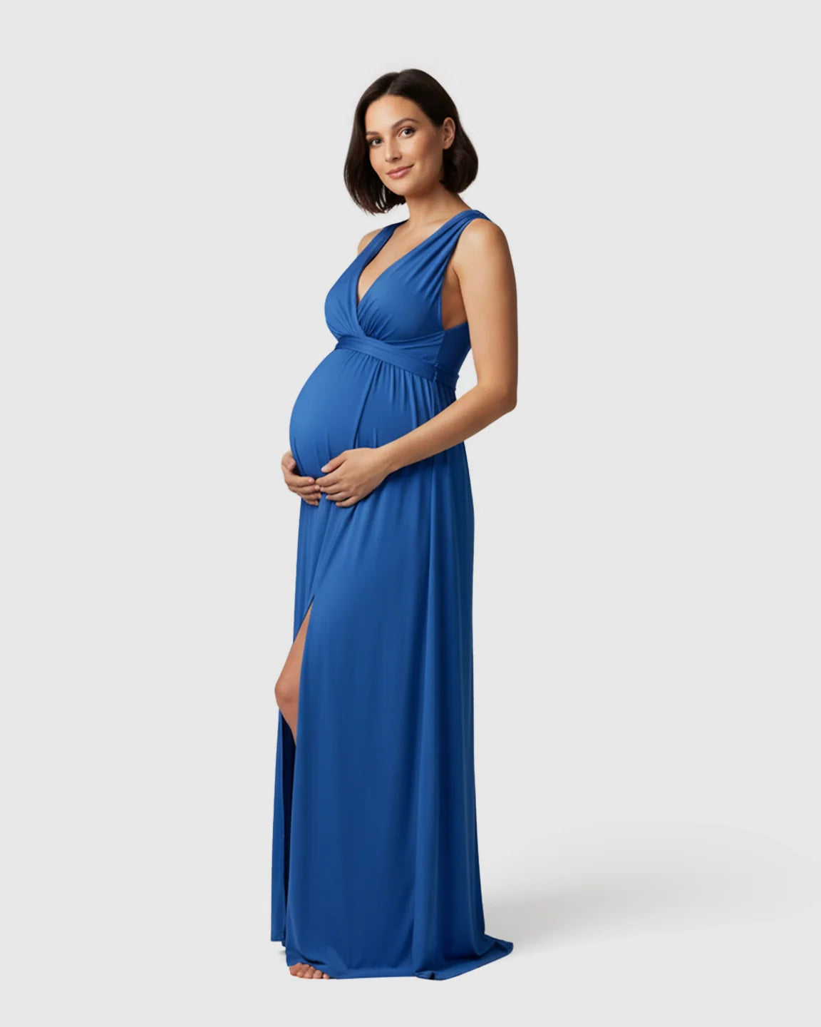 Bump Society – The Comfort Collection: Cross Back A-Line Skirt Maternity Gown