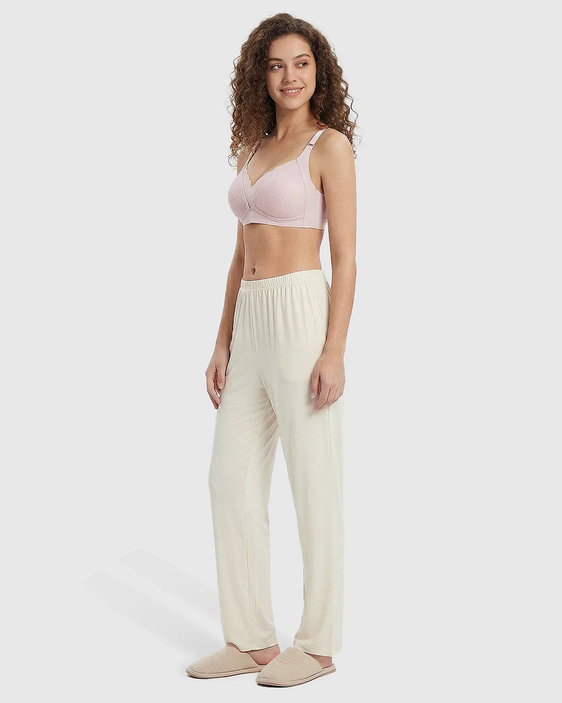 Bump Society – The Nursing Collection: Wire-Free Soft Lace Maternity Nursing Bra
