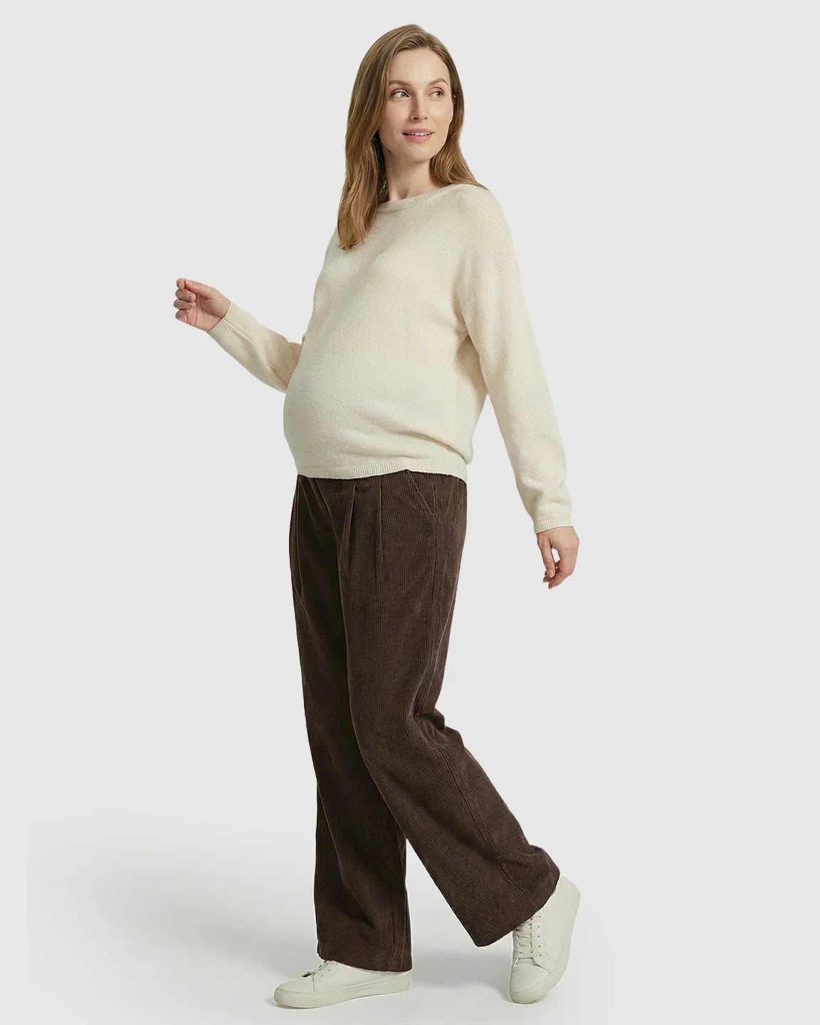 Bump Society – The Comfort Collection: Adjustable Drawstring Loose-Fit Maternity Pants