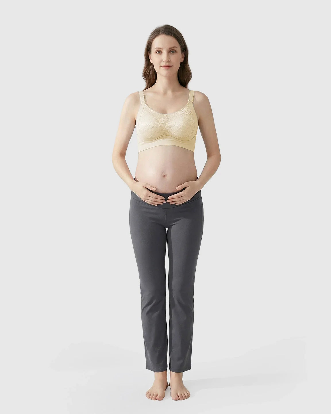 Bump Society – The Comfort Collection: One-Piece Lace Breastfeeding Bra