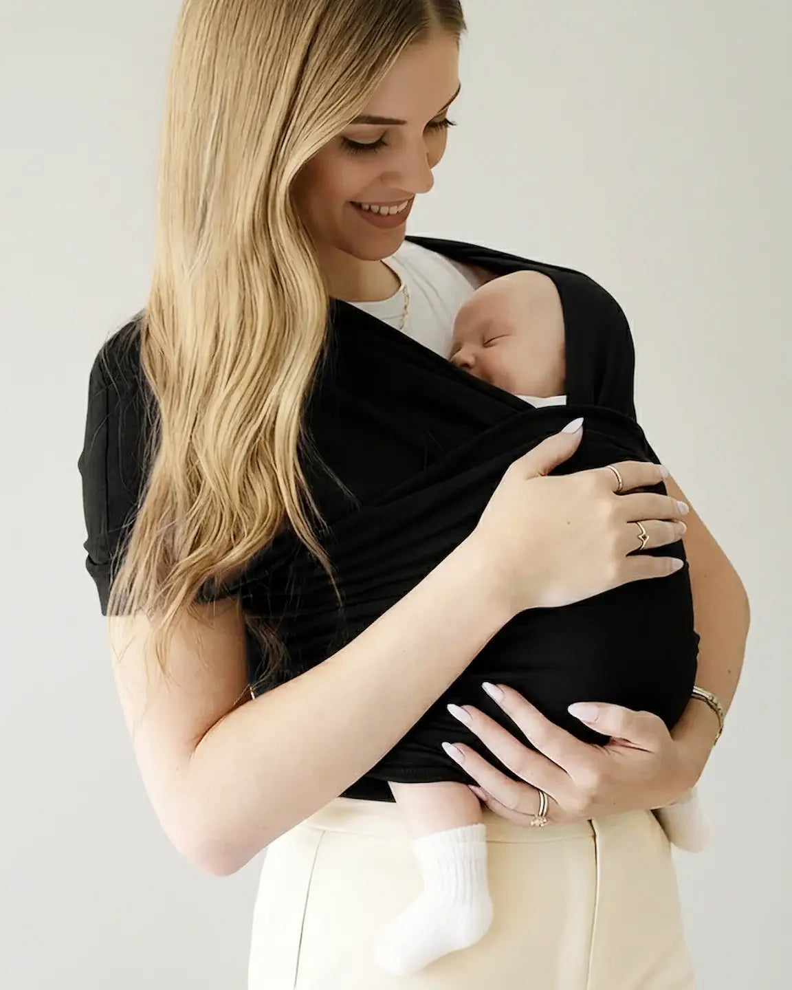 Bump Society – The Comfort Collection: Skin-to-Skin Adjustable Baby Wrap Carrier