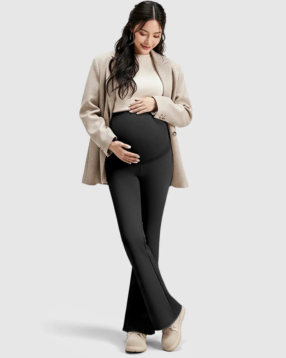 The Support Collection  High-Waist Belly Support Maternity Pants