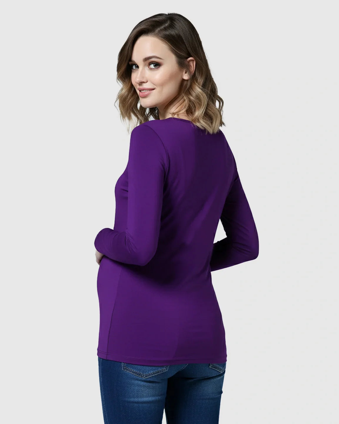 The Nursing Collection  Lift-Up Front Casual Maternity & Nursing Top