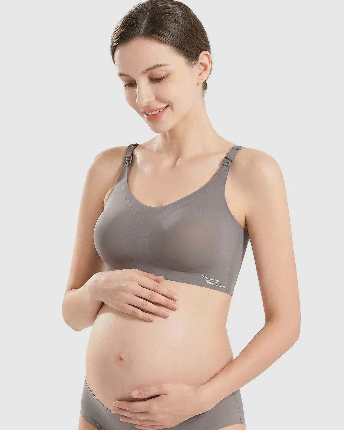 Bump Society – The Nursing Collection: Clip-Down Straps Contoured Nursing Bra