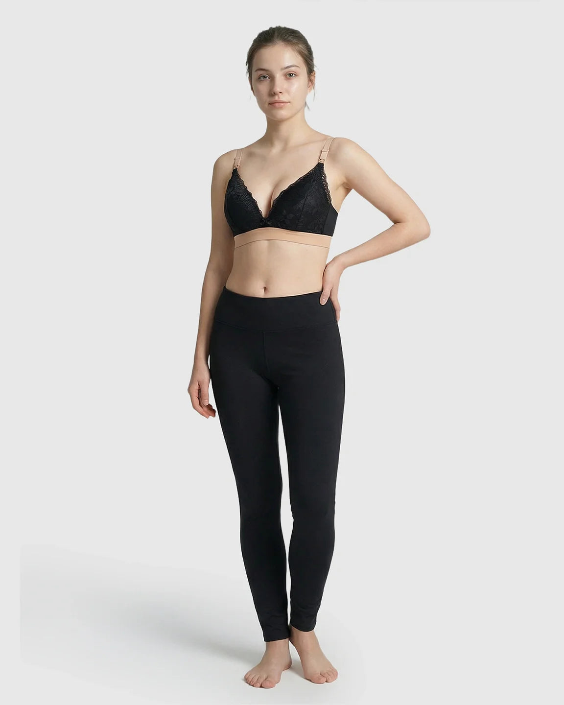 Bump Society – The Nursing Collection: Dual-Tone Lace Nursing Bra