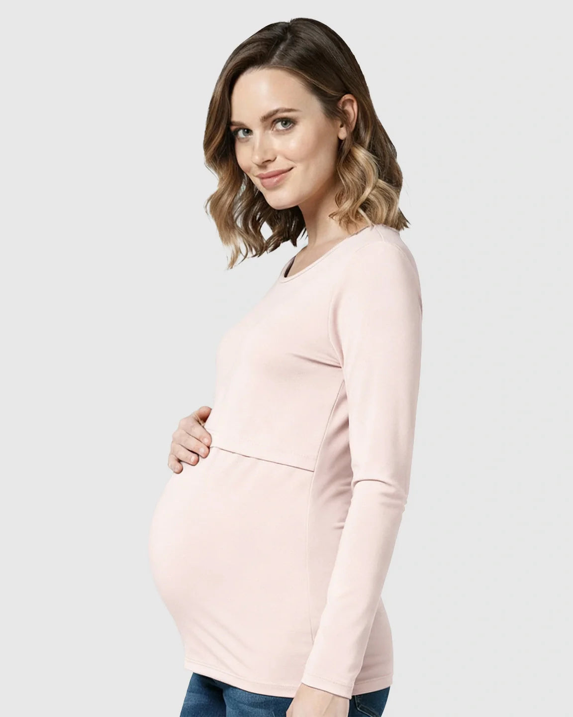The Nursing Collection  Lift-Up Front Casual Maternity & Nursing Top