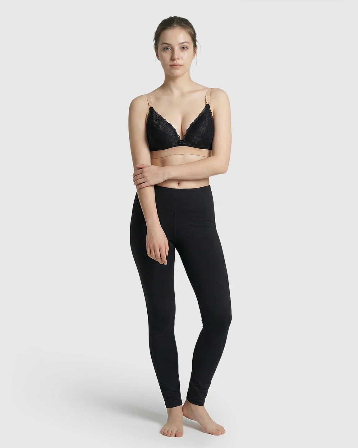 Bump Society – The Nursing Collection: Dual-Tone Lace Nursing Bra