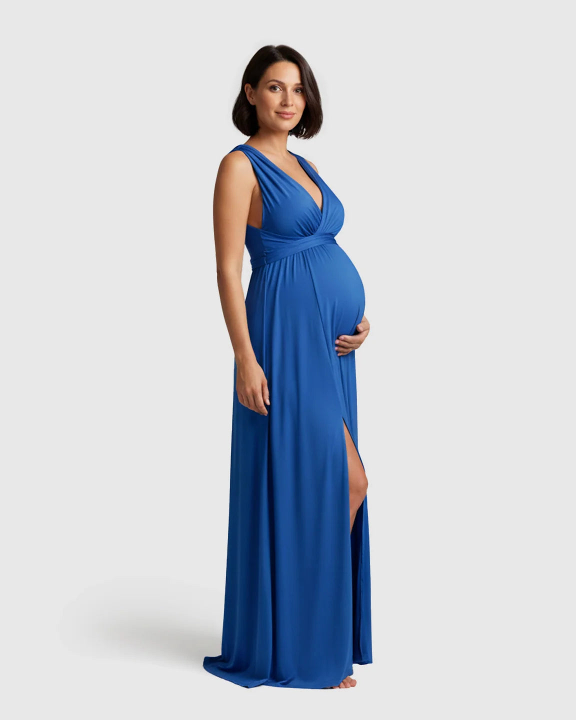 Bump Society – The Comfort Collection: Cross Back A-Line Skirt Maternity Gown