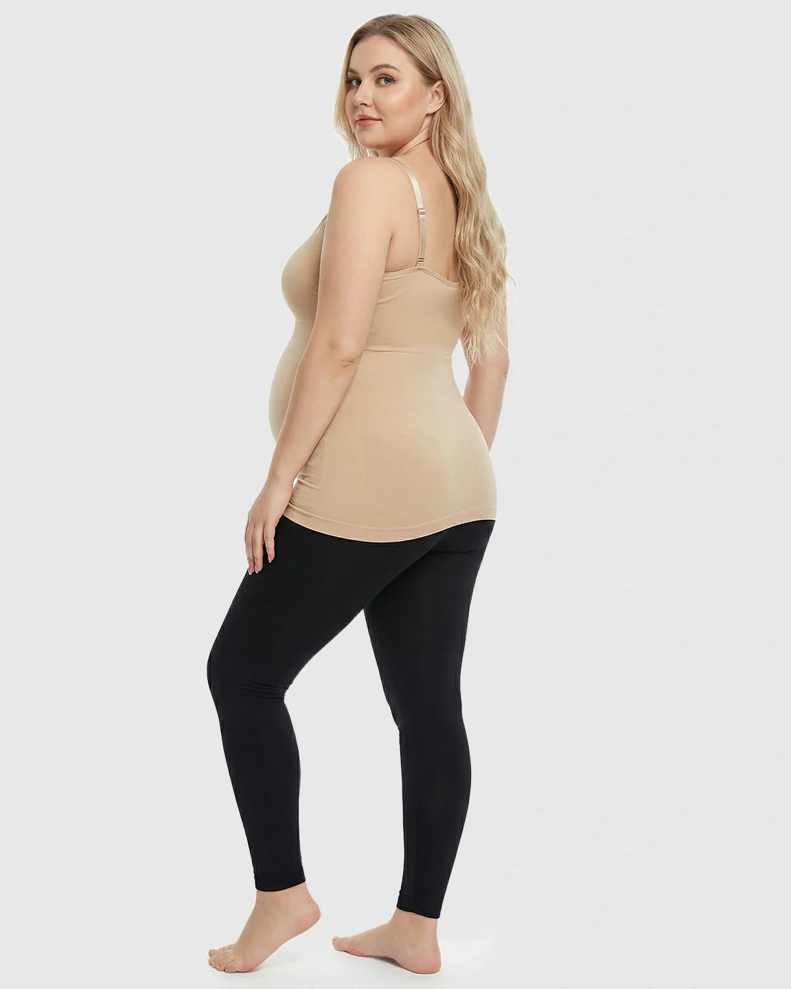 Bump Society – The Nursing Collection: Front-Opening Clasp Camisole-Style Maternity Nursing Top