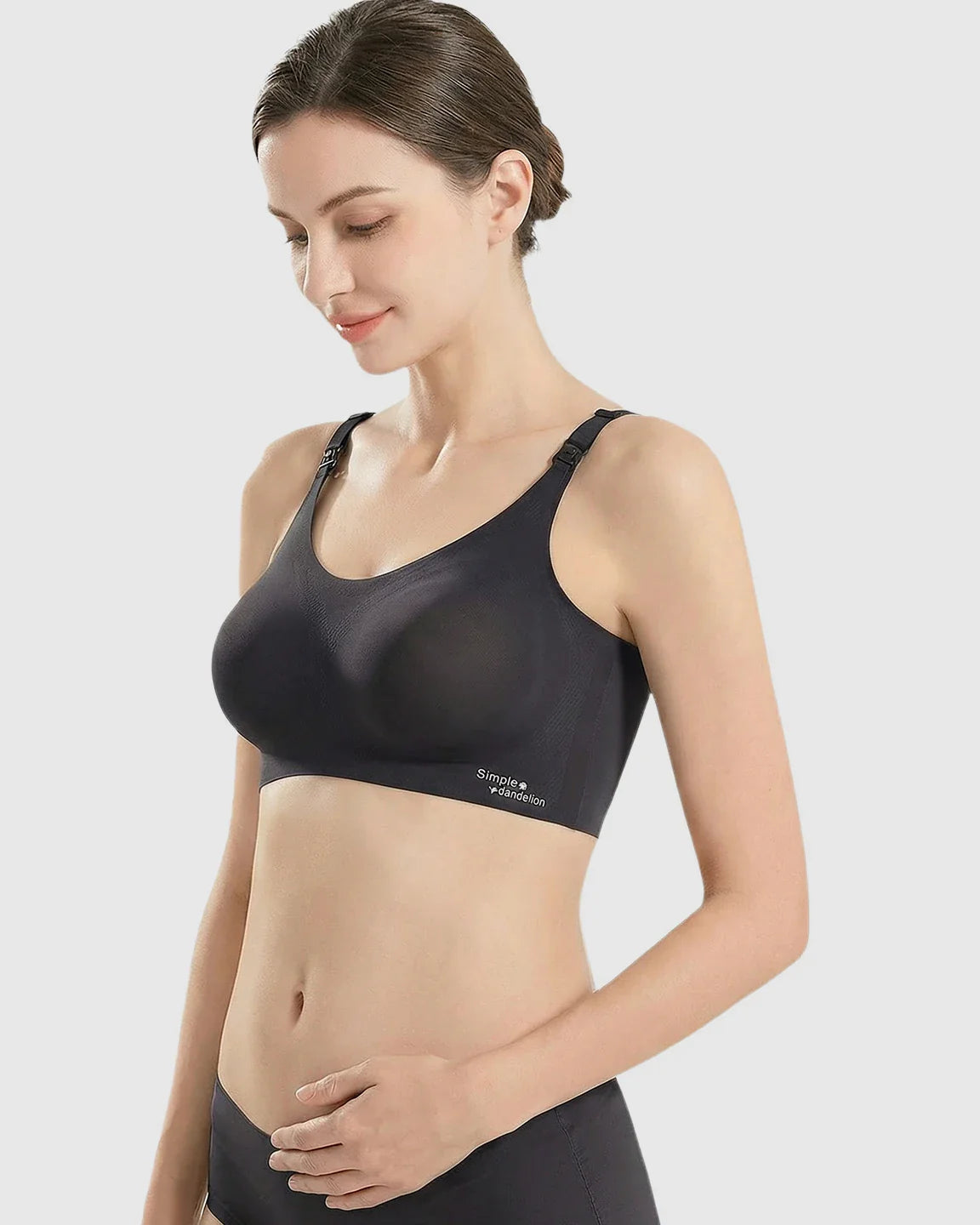 Bump Society – The Nursing Collection: Clip-Down Straps Contoured Nursing Bra