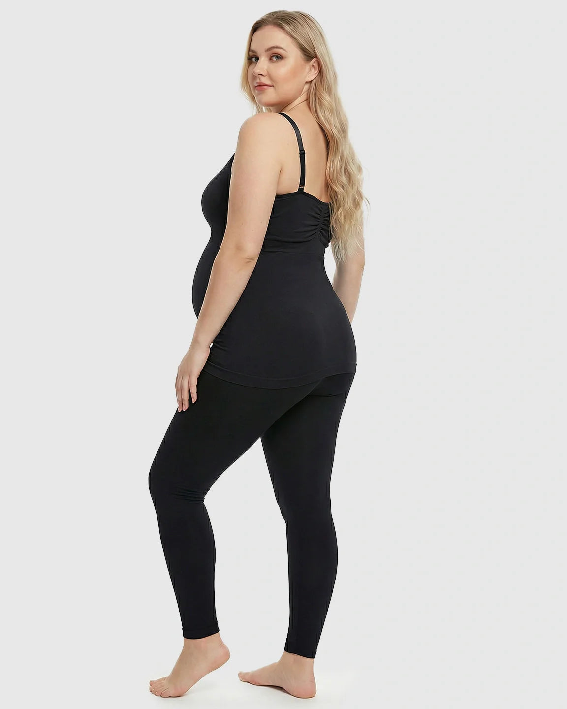 Bump Society – The Nursing Collection: Front-Opening Clasp Camisole-Style Maternity Nursing Top