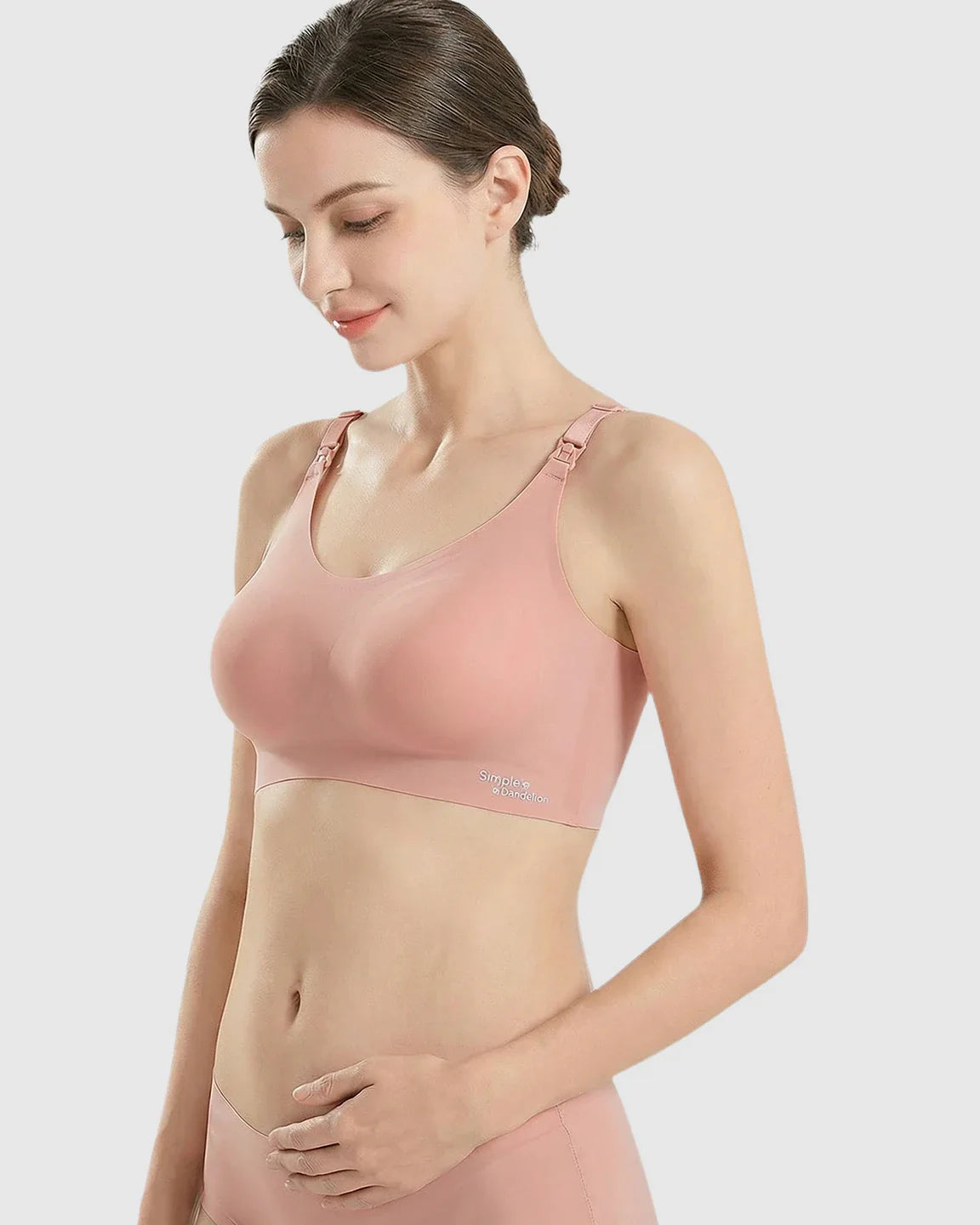 Bump Society – The Nursing Collection: Clip-Down Straps Contoured Nursing Bra