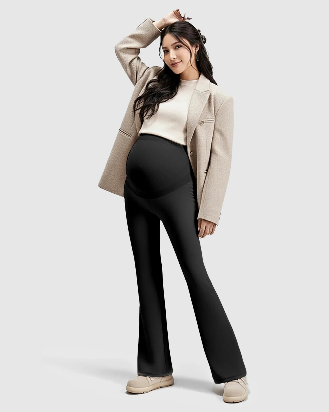 The Support Collection  High-Waist Belly Support Maternity Pants