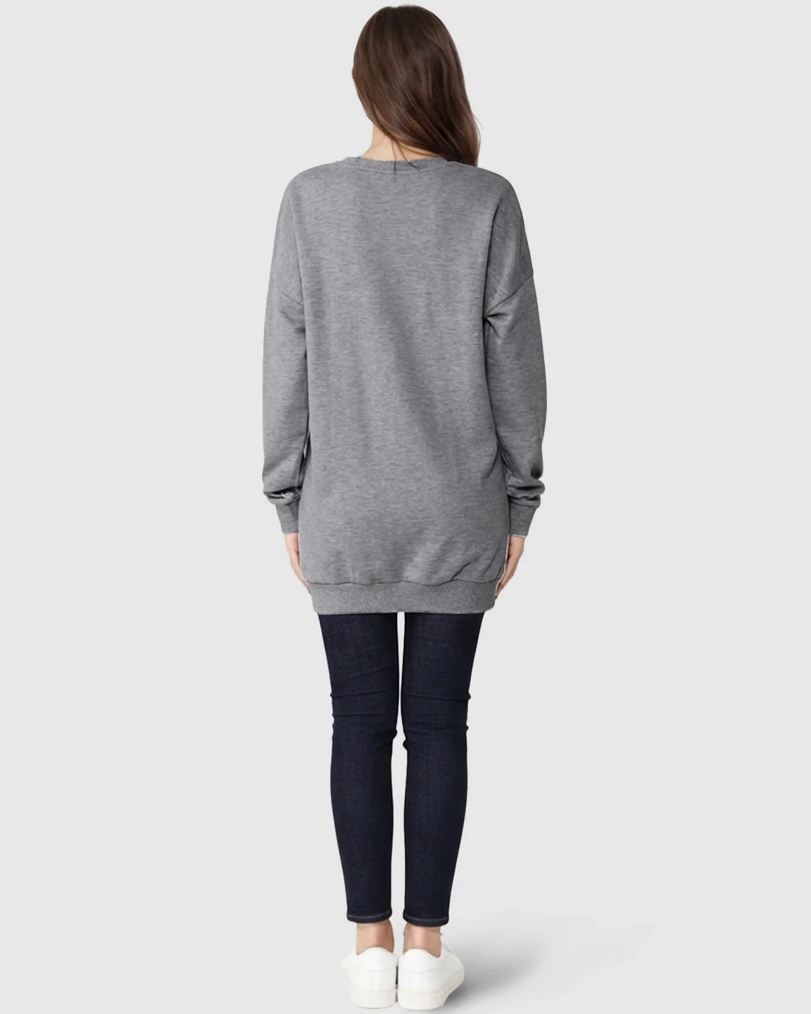 Bump Society – The Nursing Collection: Long-Sleeve Zipper Opening Maternity Nursing Top