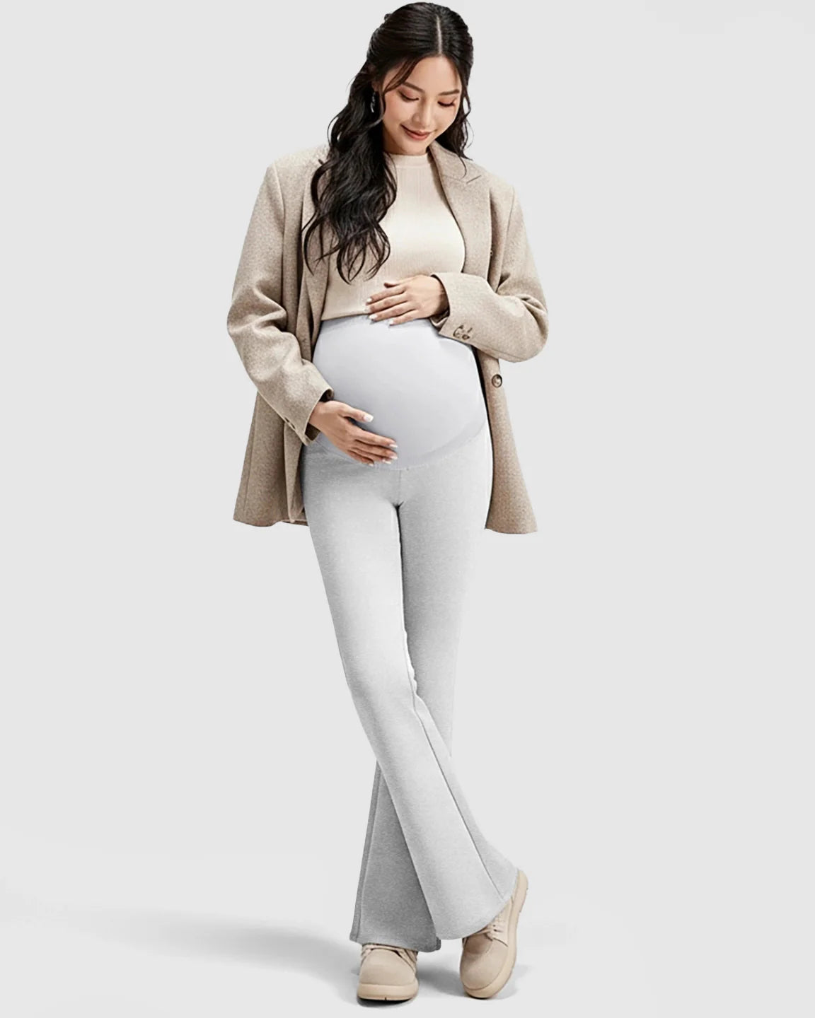 The Support Collection  High-Waist Belly Support Maternity Pants