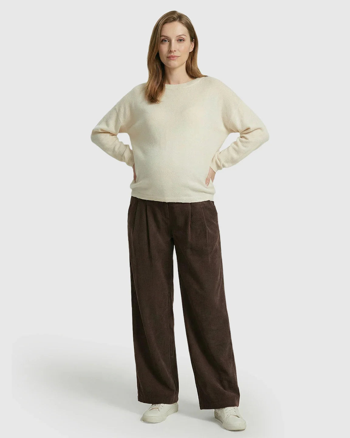 Bump Society – The Comfort Collection: Adjustable Drawstring Loose-Fit Maternity Pants