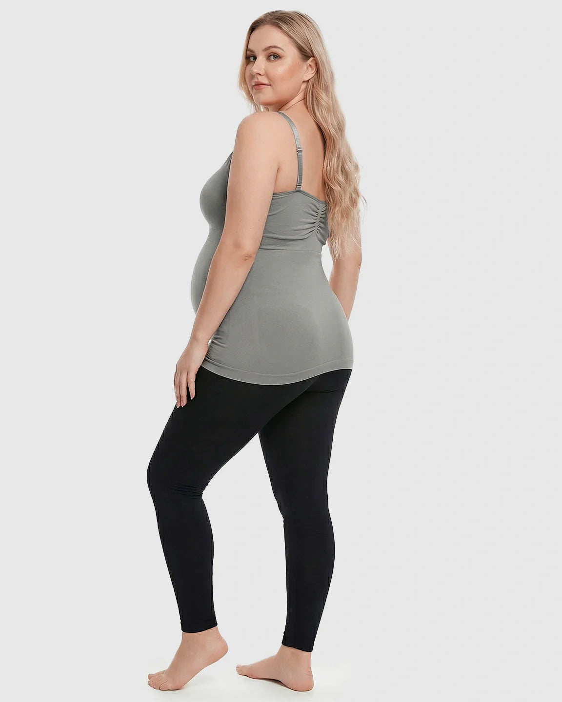 Bump Society – The Nursing Collection: Front-Opening Clasp Camisole-Style Maternity Nursing Top
