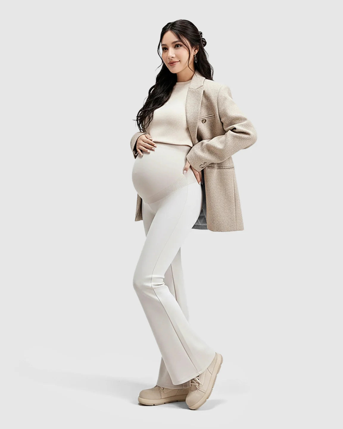The Support Collection  High-Waist Belly Support Maternity Pants