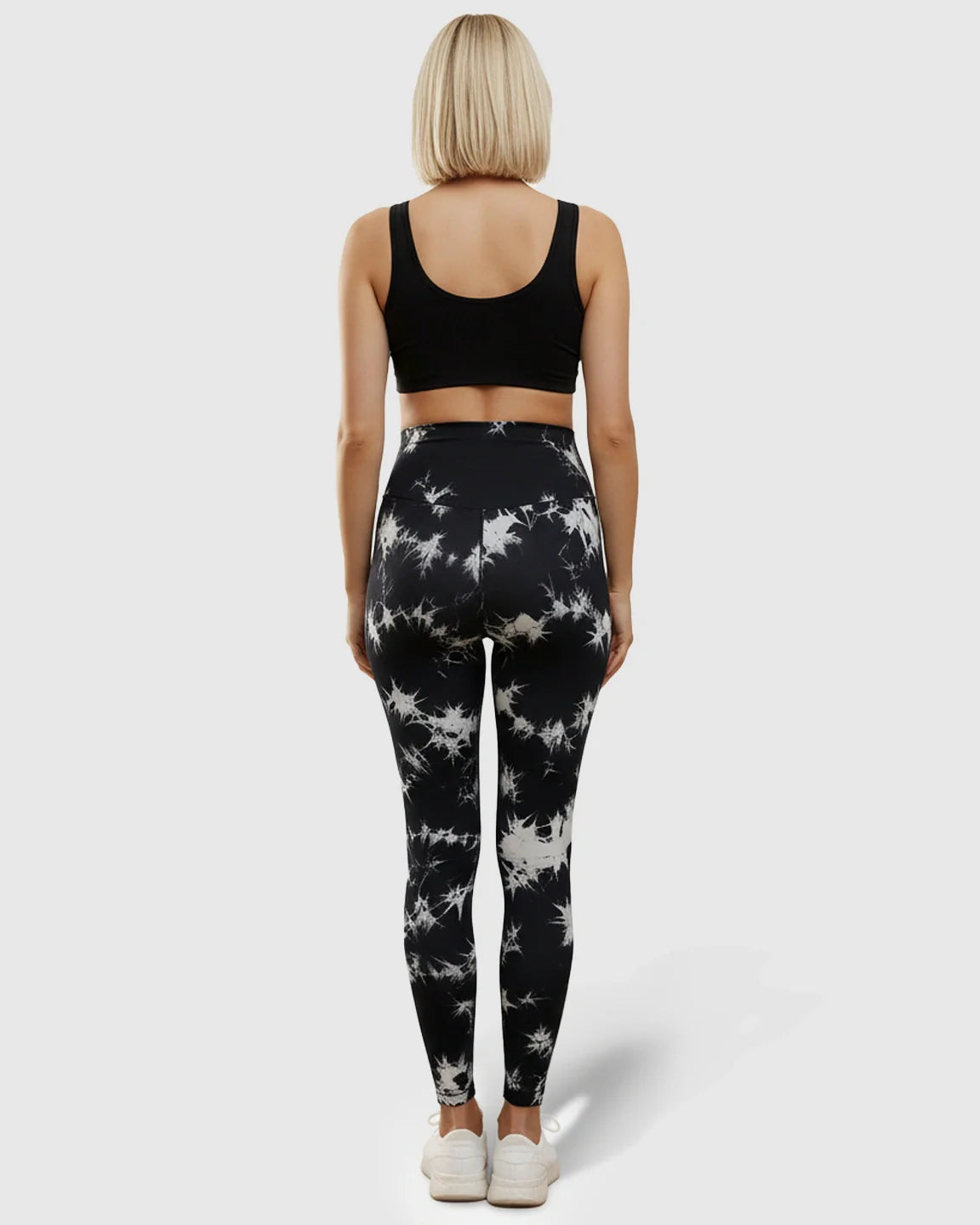 Bump Society – The Comfort Collection: High-Waisted Tie-Dye Maternity Leggings