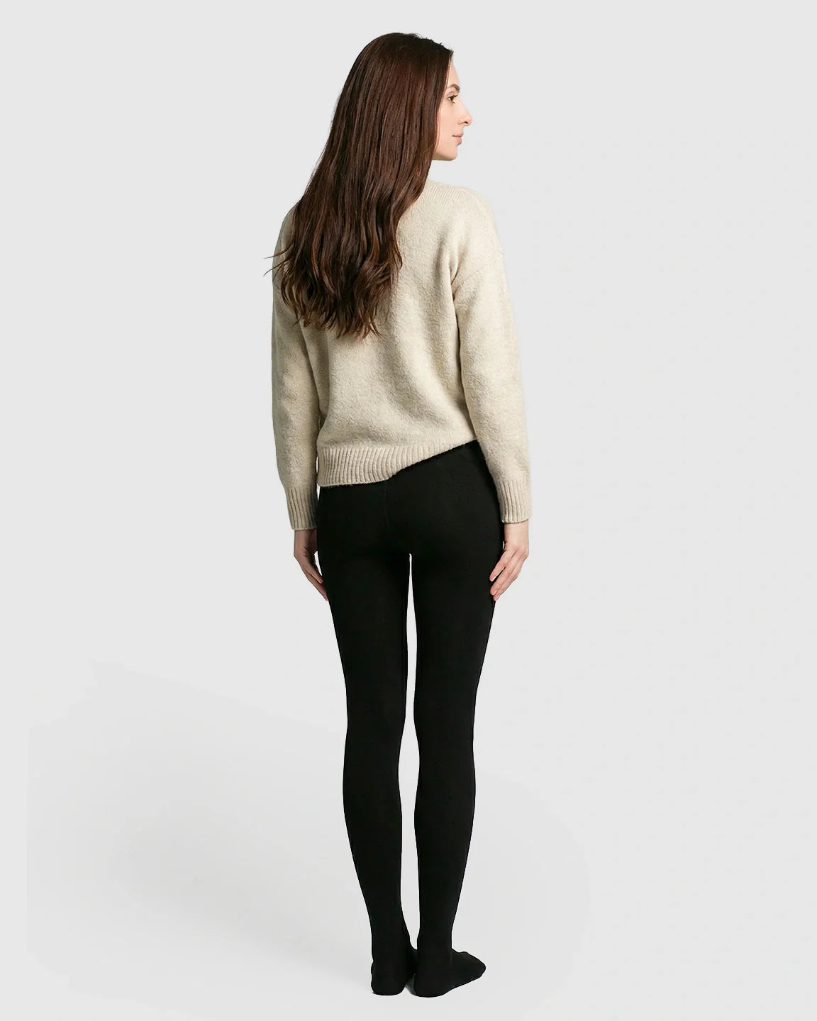 Bump Society – The Support Collection: High-Waist Belly Support Footless Design Maternity Leggings