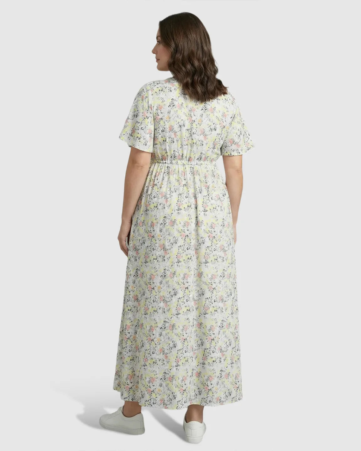 Bump Society – The Comfort Collection: Tencel Fabric Slitted Maternity Maxi Dress