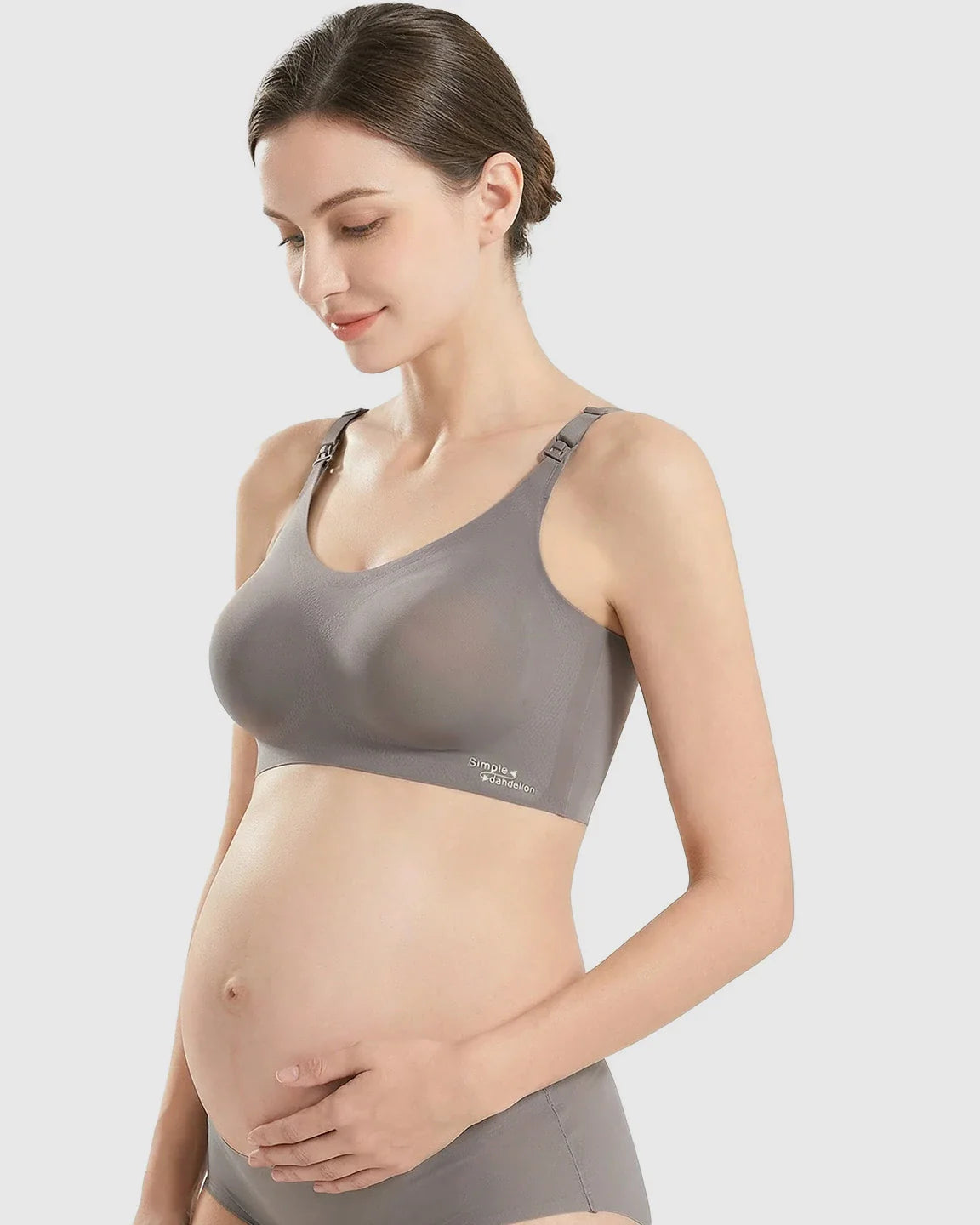 Bump Society – The Nursing Collection: Clip-Down Straps Contoured Nursing Bra