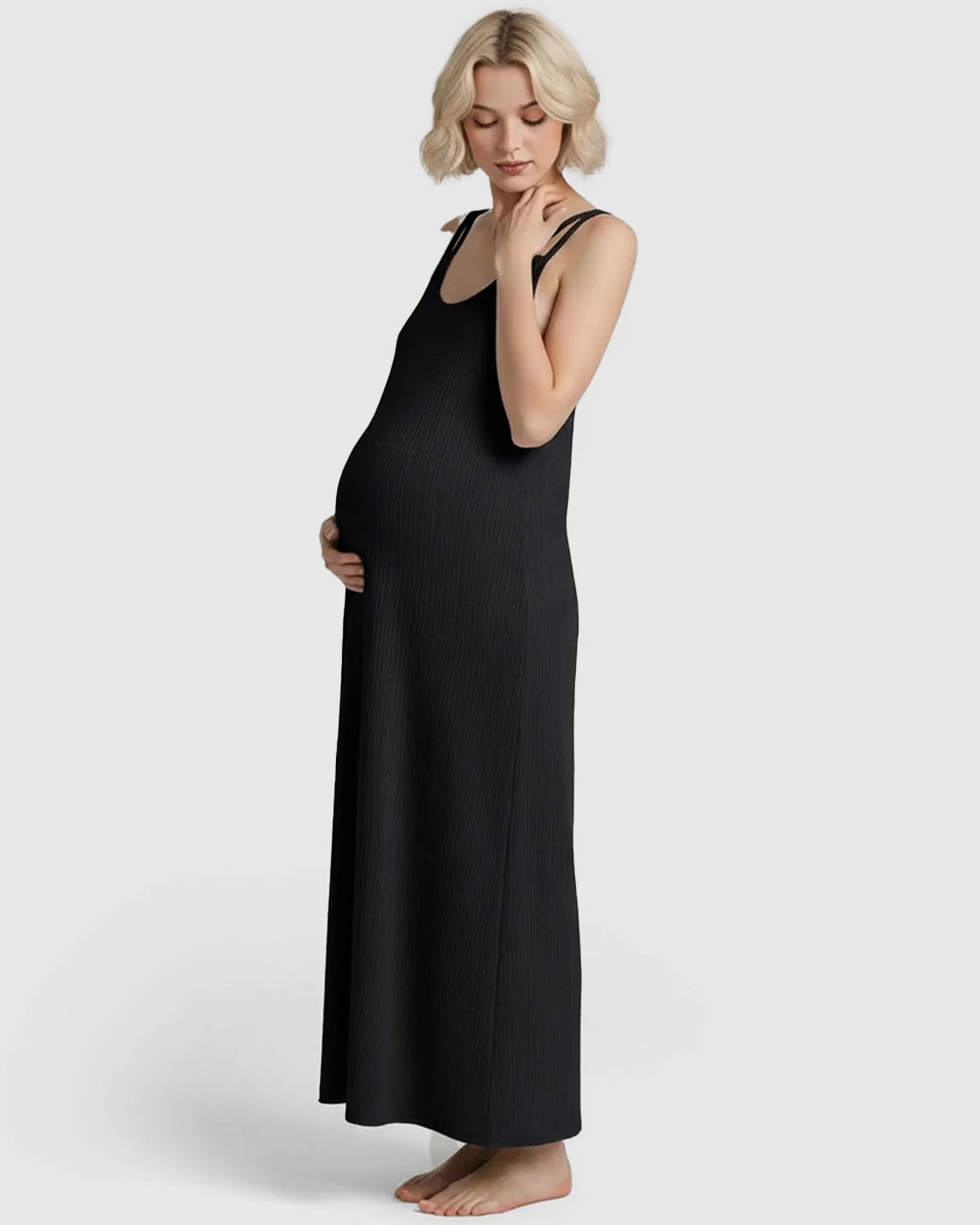 Bump Society – The Comfort Collection: Double Shoulder Straps Everyday Maternity Dress