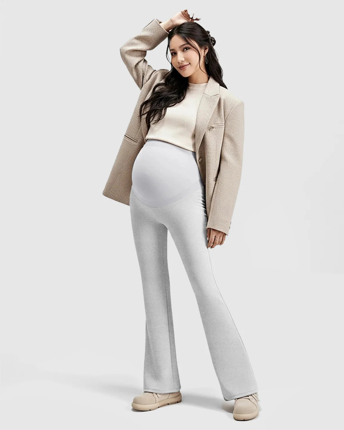 The Support Collection  High-Waist Belly Support Maternity Pants