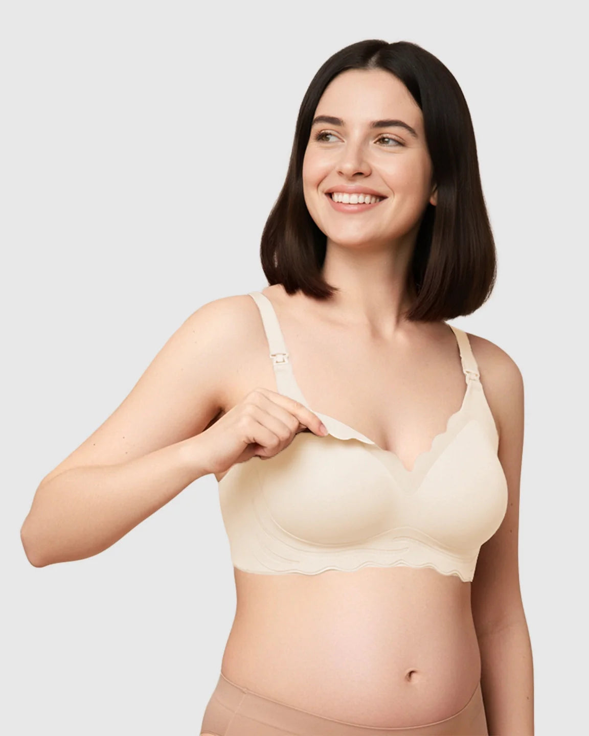 Bump Society – The Nursing Collection: Wireless Front Open Nursing Bra