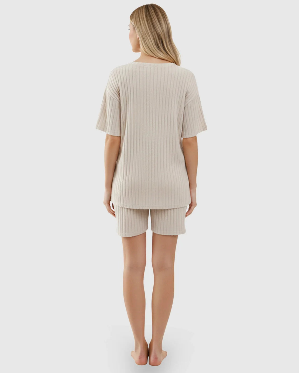 Bump Society – The Comfort Collection: Ribbed Soft Knit Relaxed Maternity Lounge Set