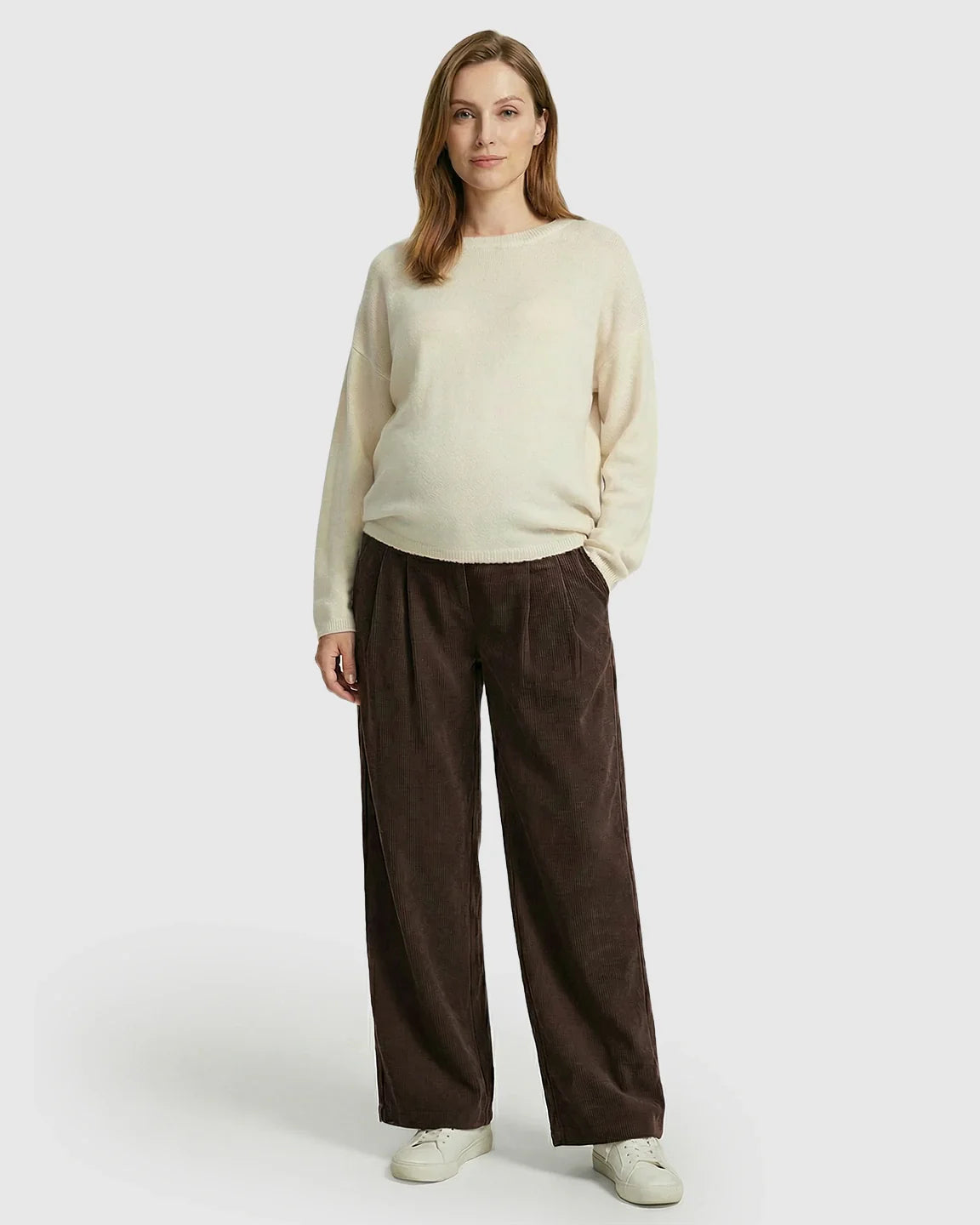 Bump Society – The Comfort Collection: Adjustable Drawstring Loose-Fit Maternity Pants