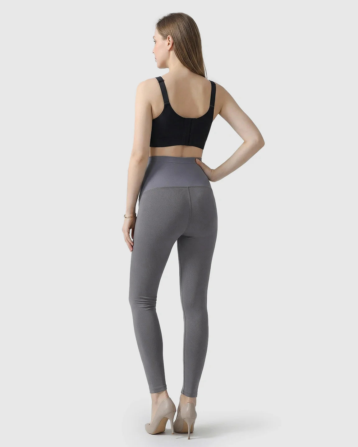 Bump Society – The Support Collection: High-Waist Belly Support Maternity Leggings