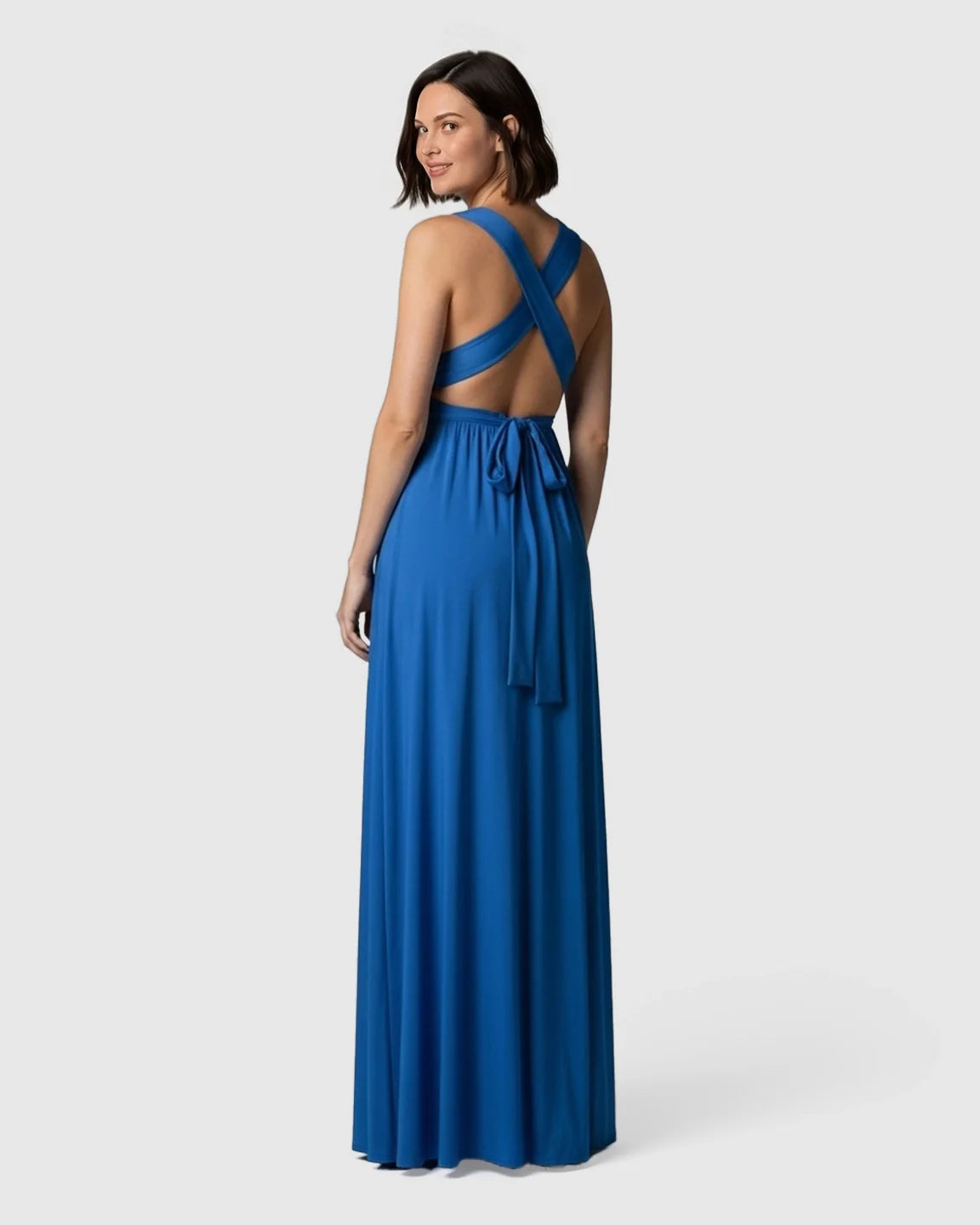 Bump Society – The Comfort Collection: Cross Back A-Line Skirt Maternity Gown