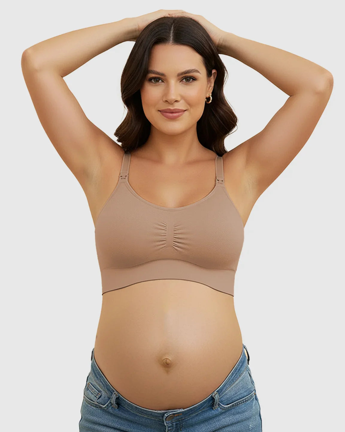 The Nursing Collection: Wireless Front-Closure Maternity Nursing Bra
