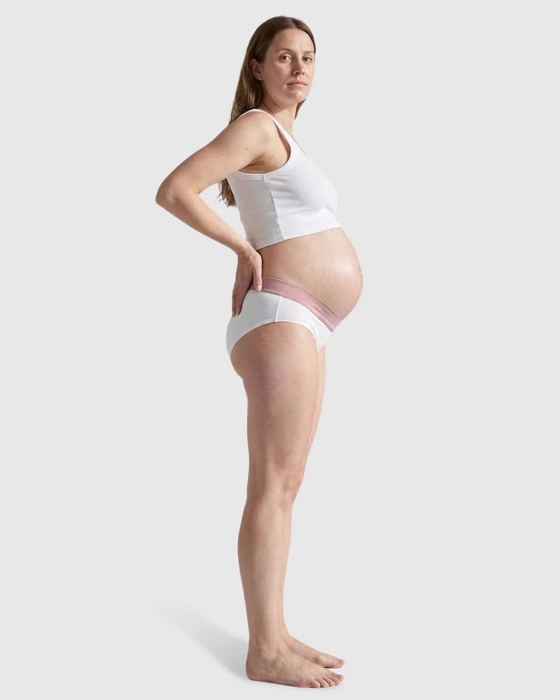 Bump Society – The Comfort Collection: Crossover Front Hip-lifting Maternity Brief